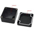 LeMotech IP65 Waterproof Electrical Box, ABS Plastic Project Case for Electronics, Universal Enclosure, Black (Pack of