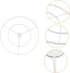 Vintage Design Crystal Lamp Stand Frame for DIY Chandelier Shades