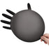 Disposable Nitrile Exam Gloves, 3-mil, Black, Latex Free for Medical, Cooking, Food-Safe Rubber Gloves