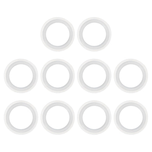 PATIKIL 10pcs Tri Clamps Gasket, 34mm OD 19mm ID Sanitary TC Tri