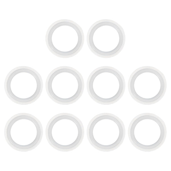 PATIKIL 10pcs Tri Clamps Gasket, 34mm OD 19mm ID Sanitary TC Tri
