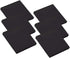 Black Sticky Notes, 3"×3", 6 Pads, Self-Stick Notes, 100 Sheets/Pad, Total 600 Sheets