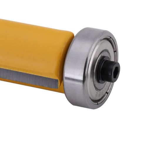 Shank Straight Router Bit 1/2" Woodworking Bearing Flush Trim Tool, 2-1/2"L x 3/4'' Dia