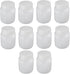 Othmro 10Pcs 300ml PE Plastic Lab Cylindrical Chemical Reagent Bottle, Wide Mouth Sample Sealing Liquid Storage