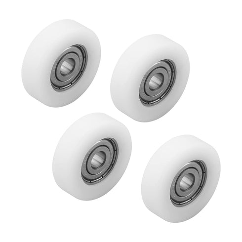 Yinpecly 4Pcs 626Z Plastic Roller Idler Bearing, Sliding Door Pulley Wheel for Furniture, Hardware Accessories