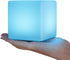FUYO 6 inch LED Light Cube with Remote Waterproof Light Up Cube Chair,