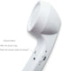 Wireless Retro Telephone Handset, Comfortable Call Receiver for Mobile Phone, White