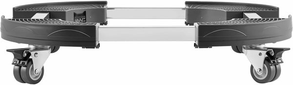 Generic Trash Can Dolly 15-22.8in Adjustable Heavy Duty 400lbs - Furniture Plant Mover