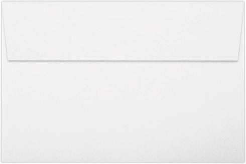 LUXPaper A9 Invitation Envelopes | Peel & Press | 5 3/4" x 8 3/4" | White | 24lb. Text | 50 Qty