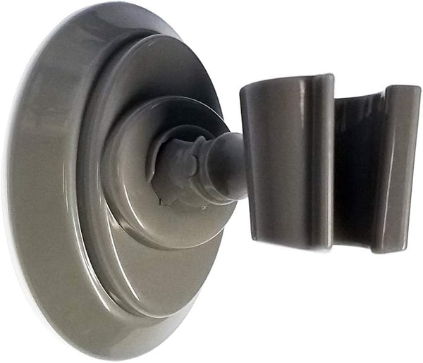 MedGear A-0158B Suction Cup Shower Head Holder, White or Gray; for use