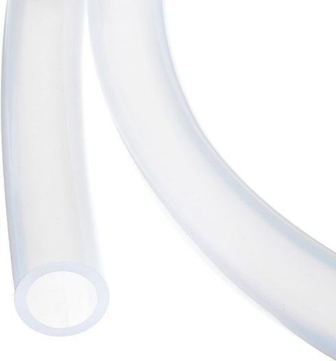3.3ft 1" ID x 1-1/8" OD Clear Silicone Tubing, Industrial Plastic Tubing for Pump Siphoning Draining Irrigation