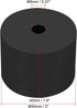 PATIKIL Multi Purpose Rubber Spacer, 4 Pcs 2"OD 0.3"ID 1.6"Thick Neoprene Round Anti-Vibration Isolation Pads Isolator Rubber Bushings Spacer Washer for HVAC Bolts Car Accessories