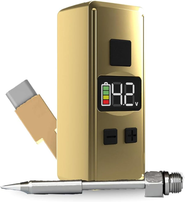 Mini Rechargeable Soldering Iron Pen, with Built-In USB C Battery Cable, Adjustable