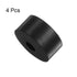 4pcs Rubber Spacer, 2 Inch OD, 0.47 Inch ID, 1.2 Inch Thick Neoprene Round Anti Vibration Isolation Pads, Black, for