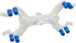 StonyLab Plastic Double Burette Clamp, Adjustable Double Burette Clamp Buret Clamp Butterfly Style Spring Loaded Lab Accessory for Laboratory by stonylab