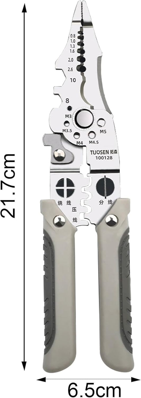 2024 New Arrival Multifunctional Wire Stripper, Crimper, Cable Cutter Pliers, 1PCS