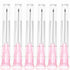 100 Pack 18Ga 1 Inch Stainless Steel Dispensing Lab Tools for Scientific Labs, Individually Wrapped