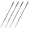 4PCS 150mm/5.9inch Miniature Dual Head Spatula, Semi Miniature Tapered Arrow Flat Head Silver Stainless Steel for