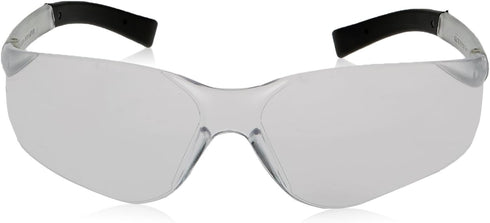 Radians ATS-10 Rad-Atac Small Non-Slip Lightweight Frame Glasses with Wraparound Single Clear Lens