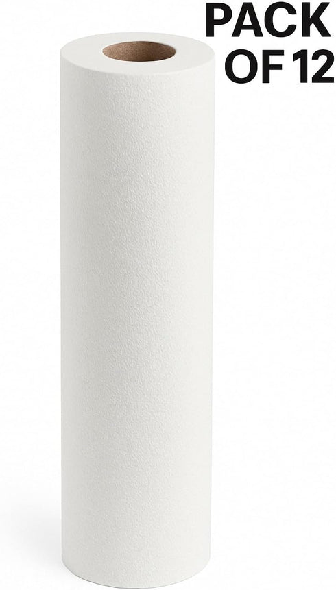 DR. DUNLEY 21 125 Pack 12 Crepe Exam Table Paper, x of Rolls Soft, Durable Medical Exam Paper for Tables Strong