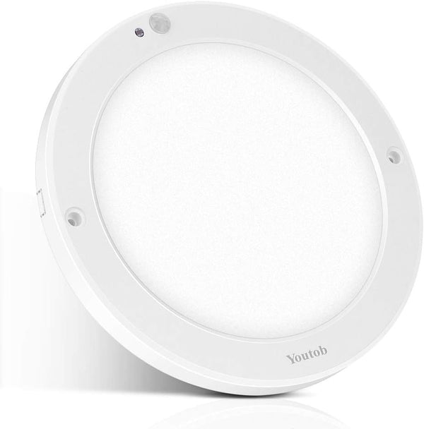 Youtob Motion Sensor Ceiling Light 15W 1200LM, ETL Listed, LED Flush Mount