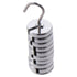 Durable Silver Lab Slotted Mass Set with Hanger and Case, 10g Each, High Quality Chromium-Plated Metal Slotted Weights