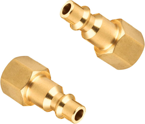 Air Hose Fittings and Quick Connect Air Fittings, 1/4 Inch NPT Brass Female Male Air Coupler Plug (13 Piece)