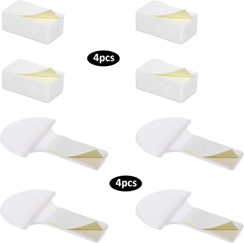 YBEATY 4 Pcs Toilet Seat Lift Handle Toilet Lid Lifter Sticky Seat Handle Lifter Multi-Function Avoid Touching Lift