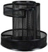 Generic 7 360 BLACK Rotating Spiral Metal Mesh Compartment Degrees Desk Organizer Pencil Holder
