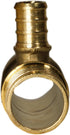 1 inch X 1 inch X 1/2 inch Pex Tee, Pex B Pipe Crimp Fittings, Brass, 10 Pieces
