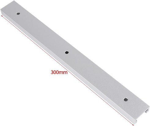 Yosoo Aluminum Alloy T-Track Woodworking T-Slot Track for Workbench Machines (300mm/400mm)