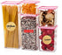 Hcode 2'' Natural Circle Price Stickers Kraft Paper Dots Labels, 500 Pieces Per Roll