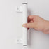 205mm Aluminum Alloy Sliding Door Handle, Modern and Fashionable Metal Handle for Balcony Bathroom Glass Door, Black,