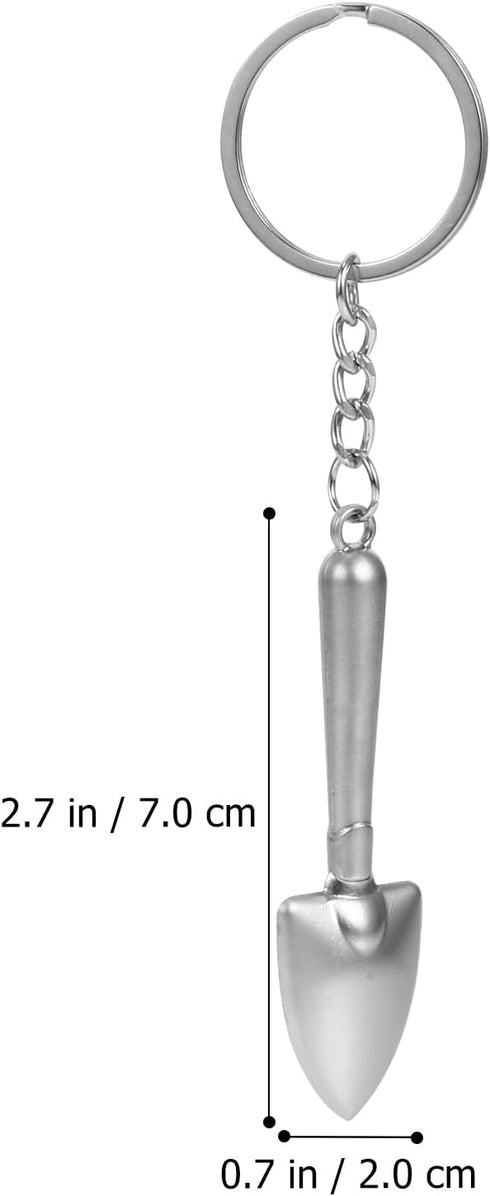 Garneck 5PCS Mini Tool Keychain, Wrench Pendant Keychain, Tool Modeling Keychains, Metal