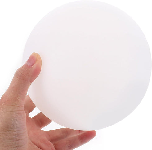 Kichvoe 5.90 Inch Frosted Acrylic Globe Lampshade Replacement Round Ball Lamp Cover