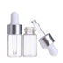 100 Packs Clear Glass Dropper Bottles, Essential Oil Bottle, Perfume Sample Bottle, Cosmetic Liquid Container with Eye