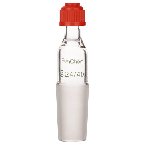 Glass Thermometer Inlet Adapter for Distillation Apparatus, 24/40 Inner Joint, 80mm Height