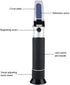 Brewing Refractometer, Brix Meter, Digital Brix Refractometer, Honey Refractometer for Wine Making, Homebrew Kit (0~10%)