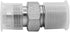 (4-PACK) 2404-06-04 Hydraulic Hose Adapter Fitting 3/8" Male JIC 37° Flare × 1/4" Male SAE Straight Pipe