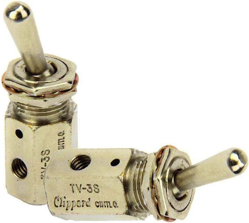 TV-3S Electric Solenoid Air Valve: Knob Toggle Value Switch, Pneumatic Mechanical 2 Position 3 Way