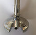 Lab Bunsen Burner with Air & Gas Adjustment, Flame Stabilizer for Natural Gas & Propane