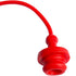 2 Sets 1/2" Hydraulic Coupler Dust Cap, Male Dust Cap and Female Plug Cover for Flat Face Quick Coupler, Red Cap