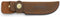 TOURBON Brown Leather Fixed Blade Knife Sheath with Snap Closure