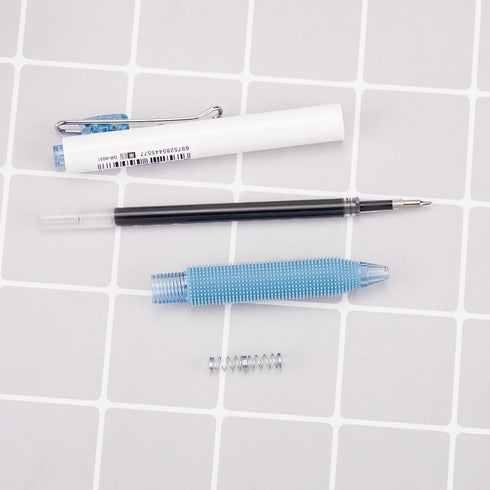 Gel Pens, 12 PCS 0.5mm Retractable Black Ink Fine Point Smooth Writing Pens for Journaling, Cute Aesthetic Gifts