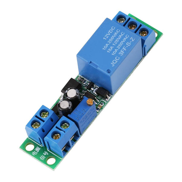Timer Relay Module DC 12V Delay Timer Switch Relay Board, Adjustable 0 to 25 Second Trigger Turn Off Module
