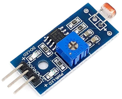 6 5MM 5516 LM393 3 3.3-5V ESP32 WWZMDiB Pcs LDR Light Sensor Photoresistor Pin Compatible with for Arduino Raspberry Pi