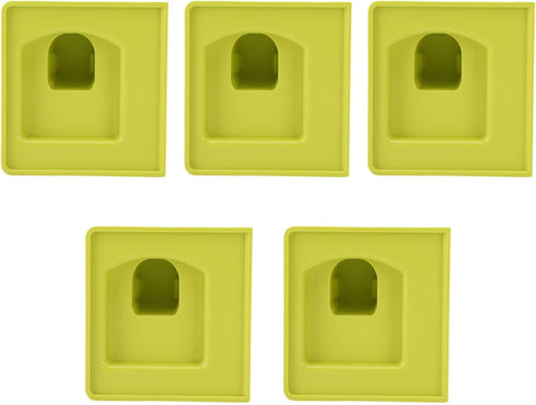 5Pcs 20 Tool Storage Rack ABS Tool Holder Bracket Wall Mount for Workbench Garage Workshop with Screws