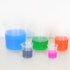 stonylab Plastic Beaker Set, Clear Graduated Beaker with Pouring Spout, 5 Sizes, Combo Pack