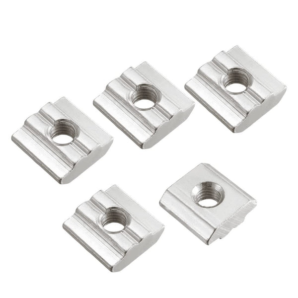 uxcell Slide in T-Nut, M6 Threaded for 3030 Series Aluminum Extrusions, Pack of 20