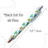 8PC Cactus Pens Ballpoint Writing Pen Black Ink for School Classroom Office Desk Decor Supplies Decoration Theme